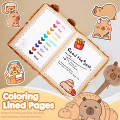 YOYTOO capybara accessories display showing complete set