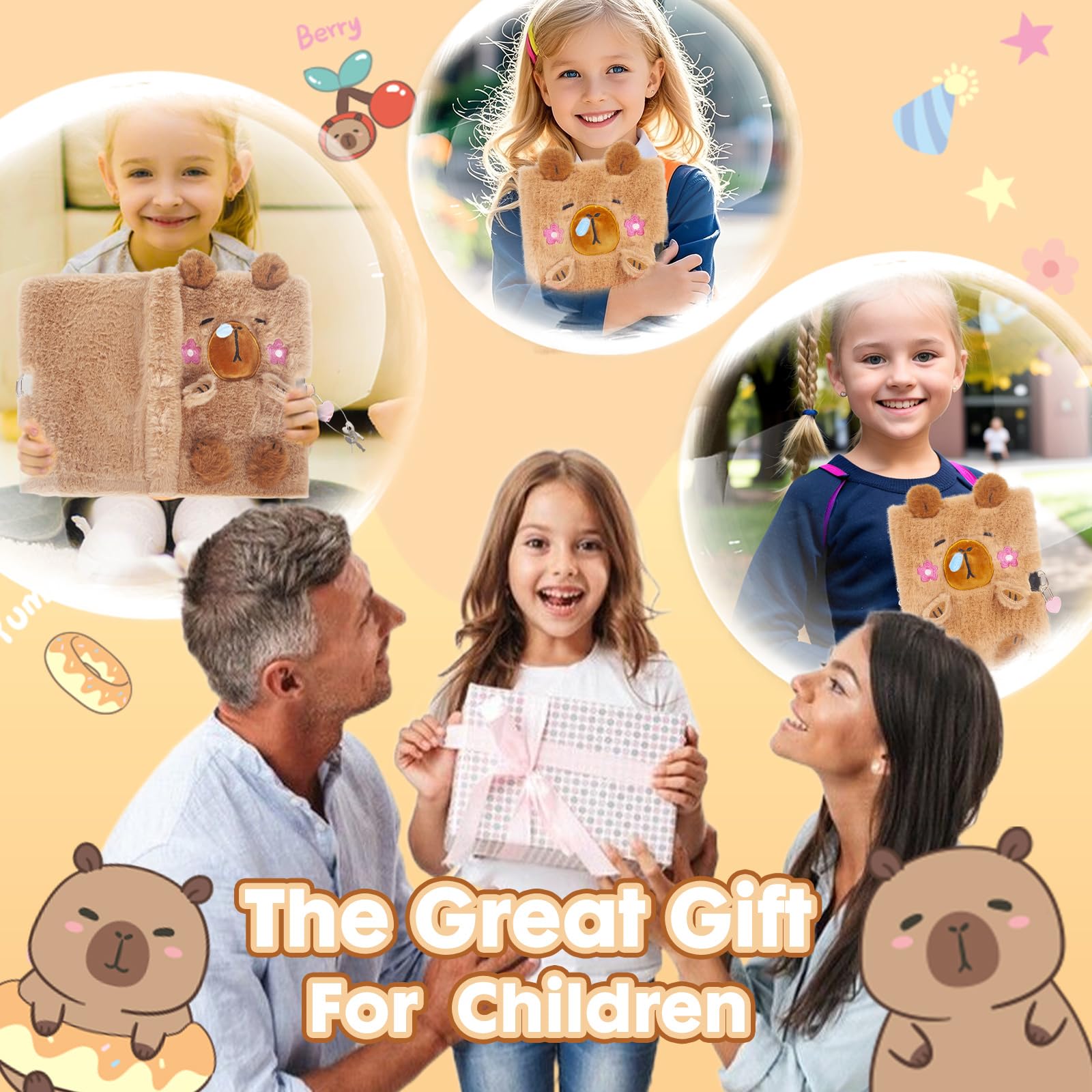 YOYTOO Capybara Diary ideal uses include writing, drawing, photos, and coloring sketches.