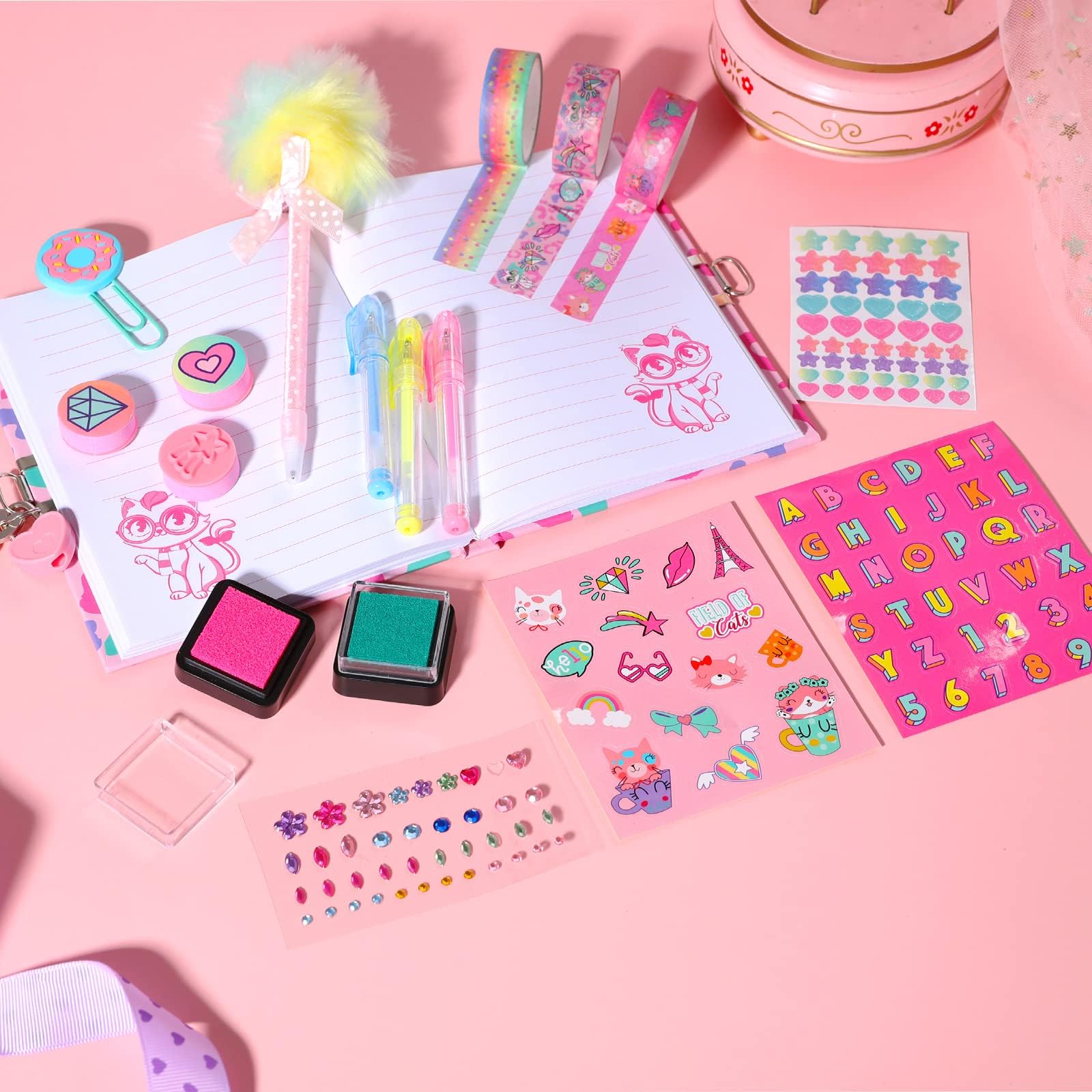 YOYTOO ink pads provide vibrant stamping for bold artwork.