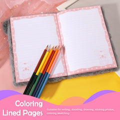 YOYTOO Koala Diary pink heart lock highlights secure personal entries.