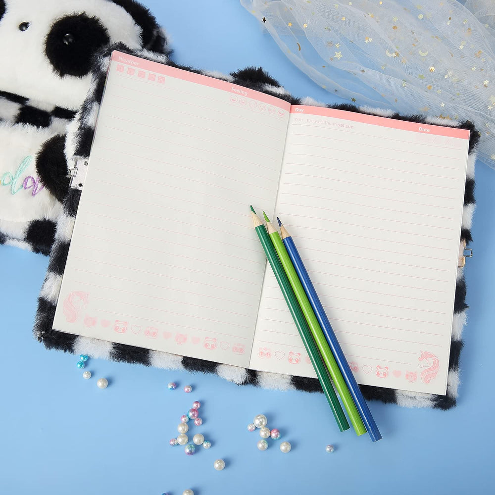 YOYTOO Panda Diary pages show 160 lined pages for writing