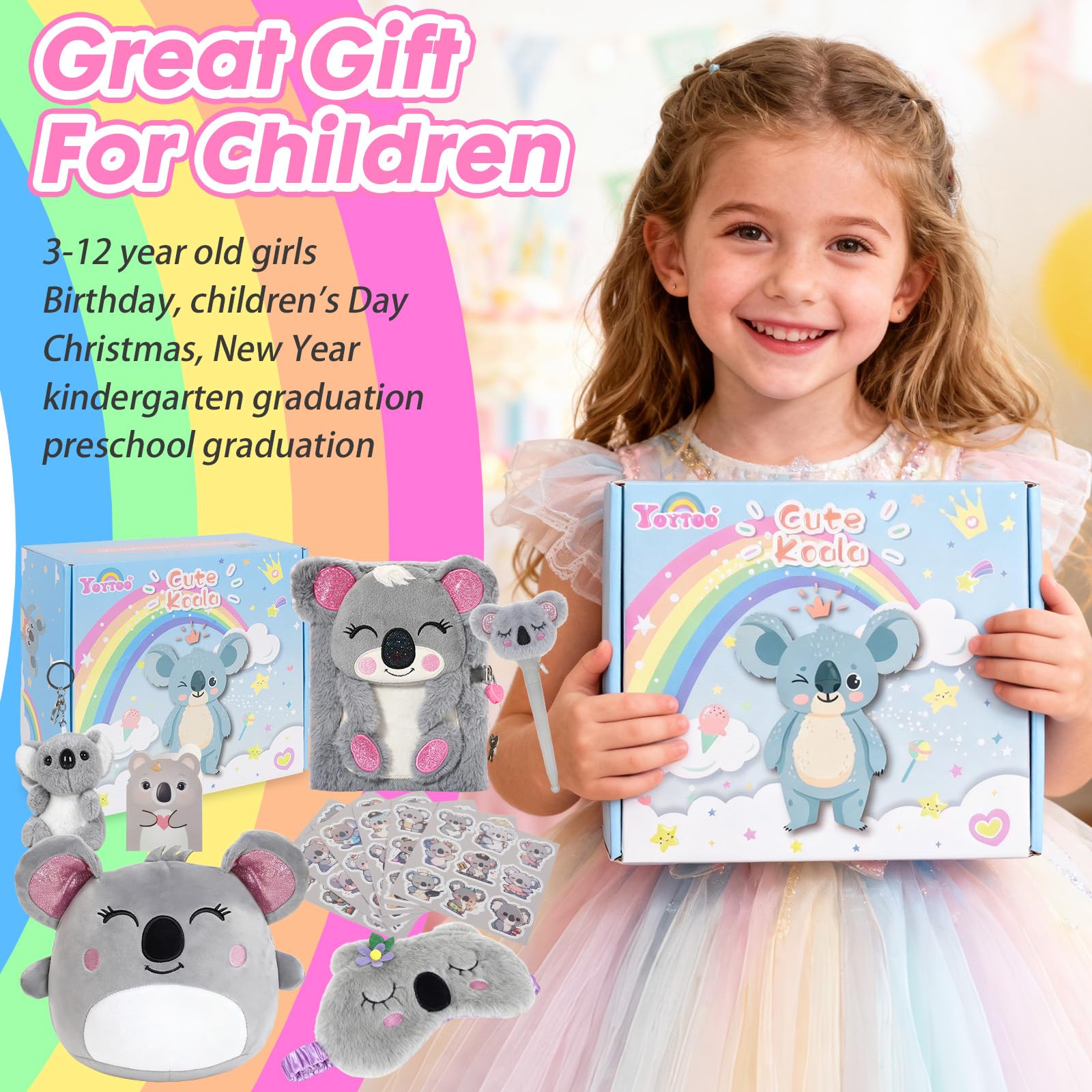 YOYTOO koala stickers and greeting card inspire creative crafts.