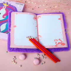 YOYTOO Unicorn Diary 160 pages support writing, doodling, and memory keeping.