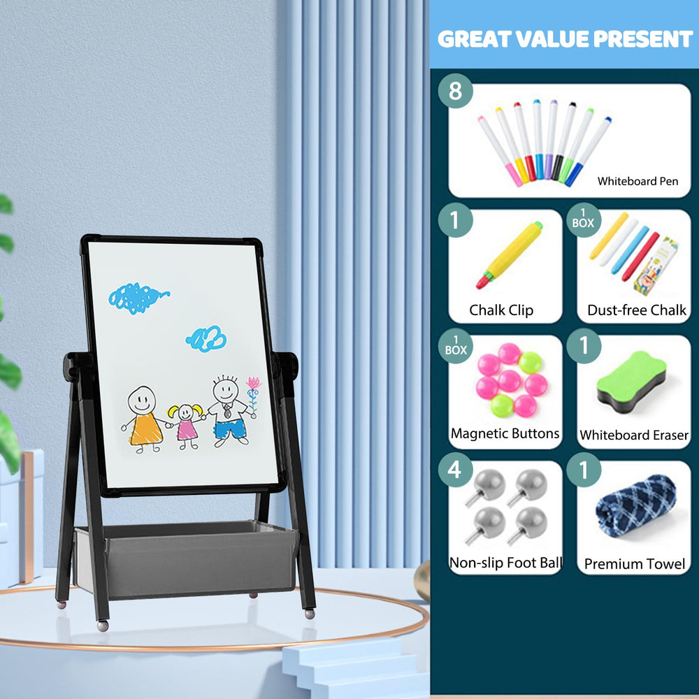 Yozoia easel offers 360-degree rotation for versatile drawing and playtime