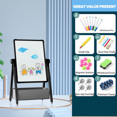 Yozoia easel offers 360-degree rotation for versatile drawing and playtime