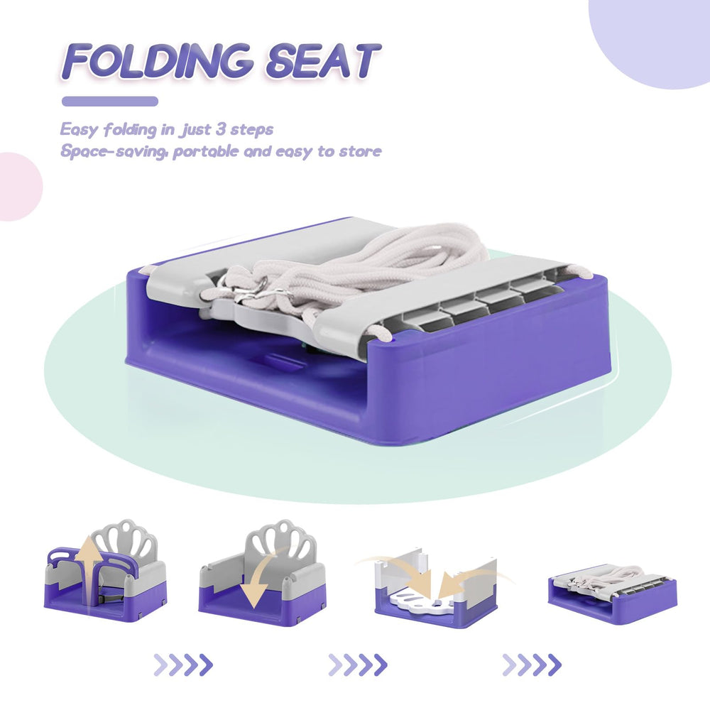 Yozoia foldable frame in purple for easy setup