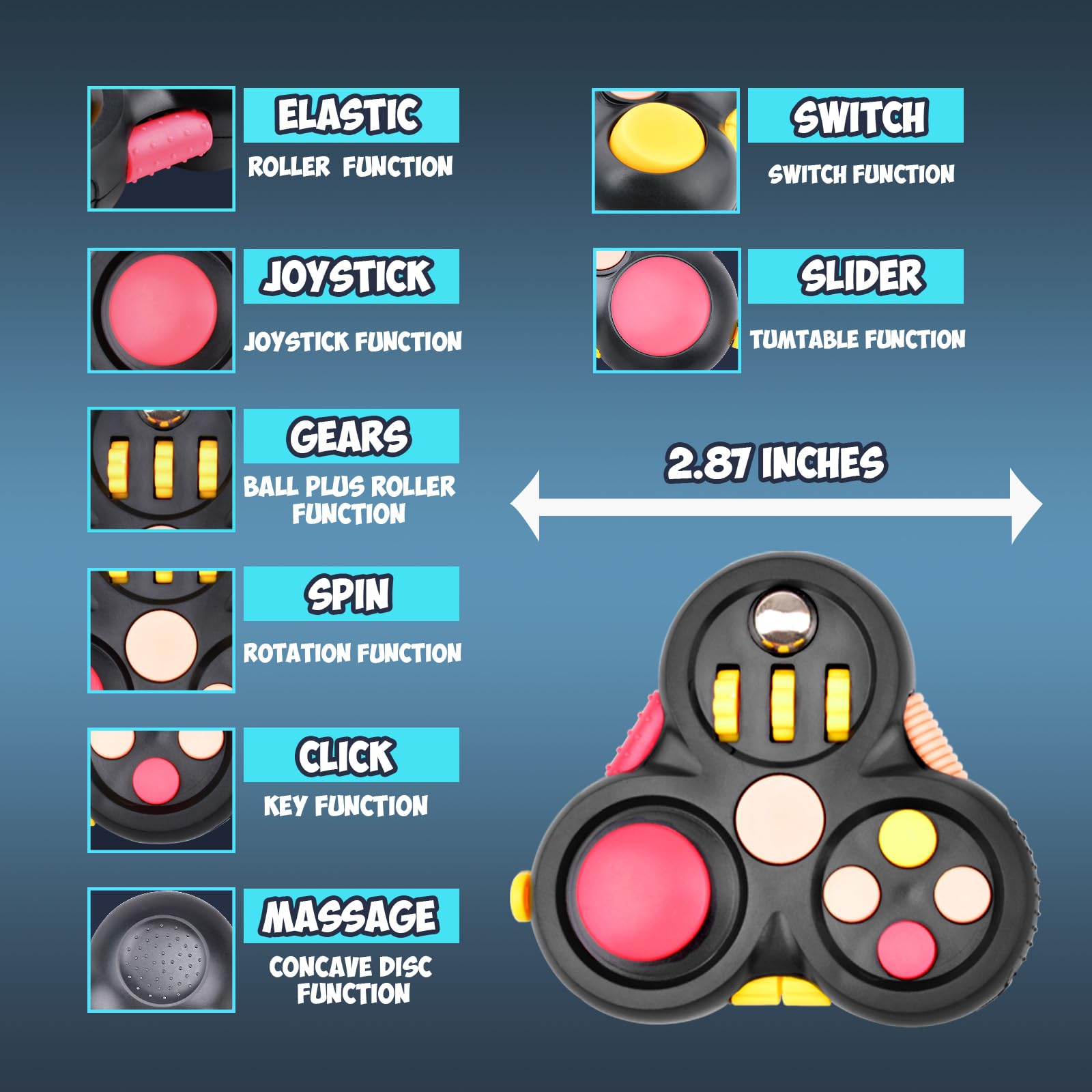 Yrissmiss magnetic rings set for tactile play and concentration
