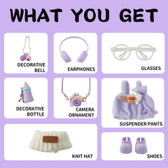 Yrlisfon knit doll hat adds cozy style to pretend play.