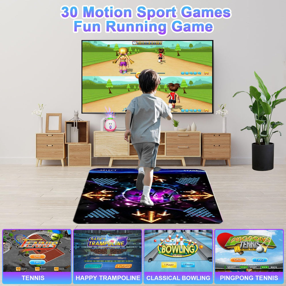 YRPRSODF dance mat MTV and Cartoon modes elevate family fun.