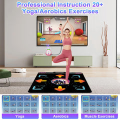 YRPRSODF dance mat folded for easy portable storage