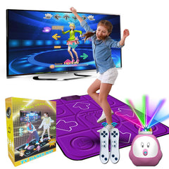 YRPRSODF Dance Mat kids dancing on a colorful surface for active play and coordination.