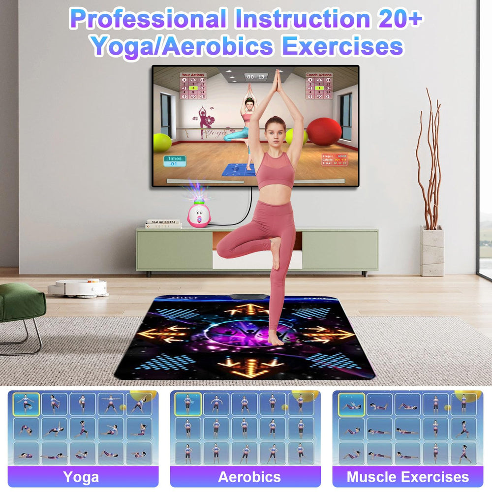 YRPRSODF dance mat 200 songs offer varied dance options.