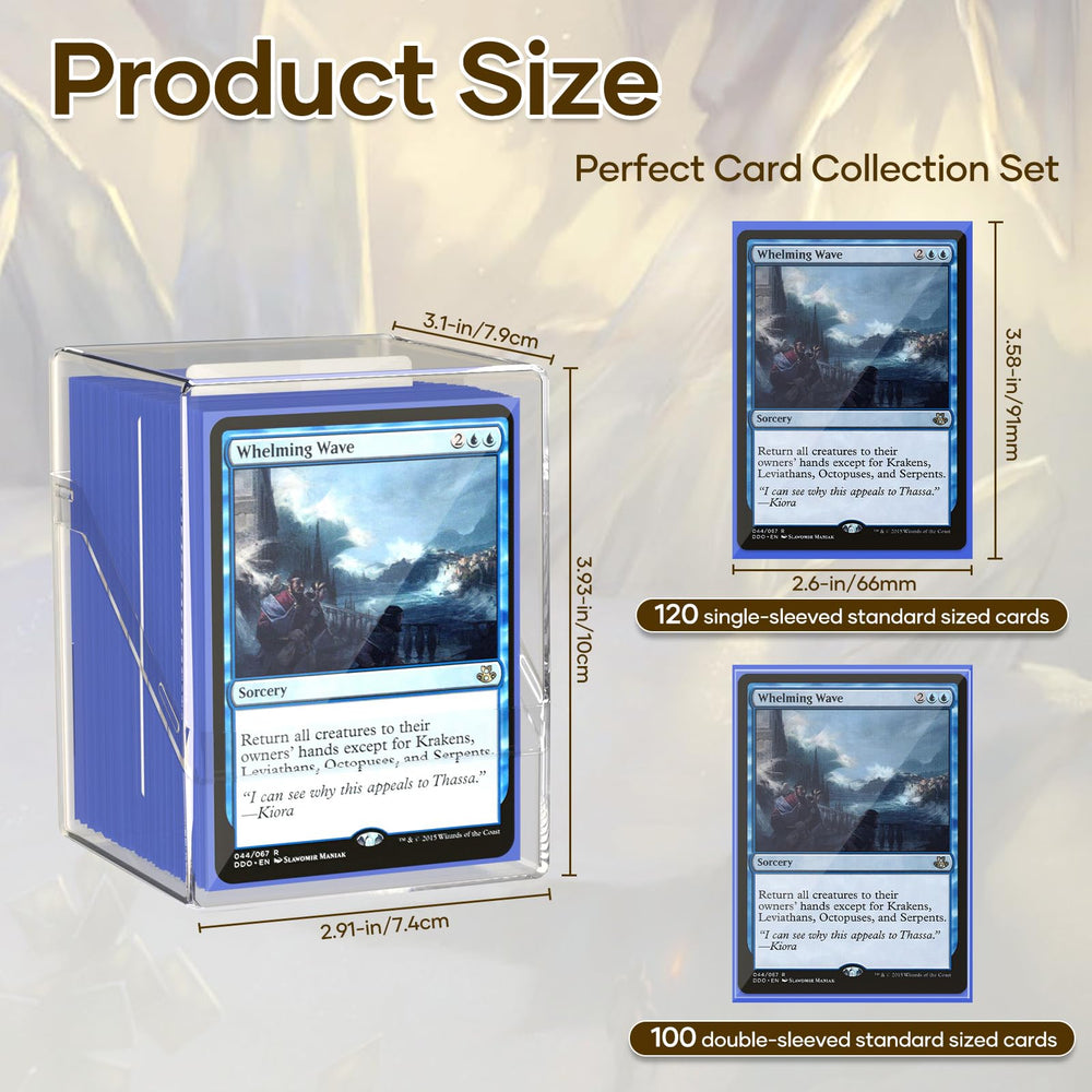 YSCare 600pcs card sleeves protect cards from wear.