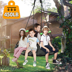 YSEJOMP easy installation with included ropes and hooks for backyard setup