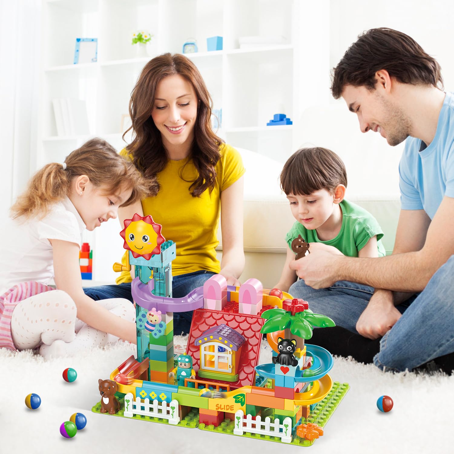 Ysityum durable thickened-plastic blocks withstand energetic play and years of use.