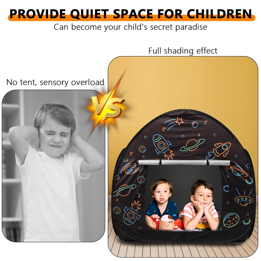 Ysityum two-star-lights inside tent provide soothing ambient lighting.