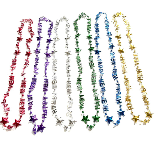 YSPPF colorful beads worn as a festive necklace for instant party flair