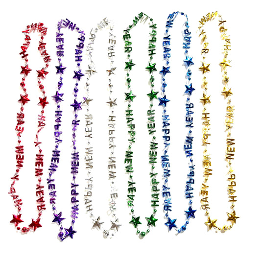 YSPPF Happy New Year beads close-up in vibrant colors for festive styling
