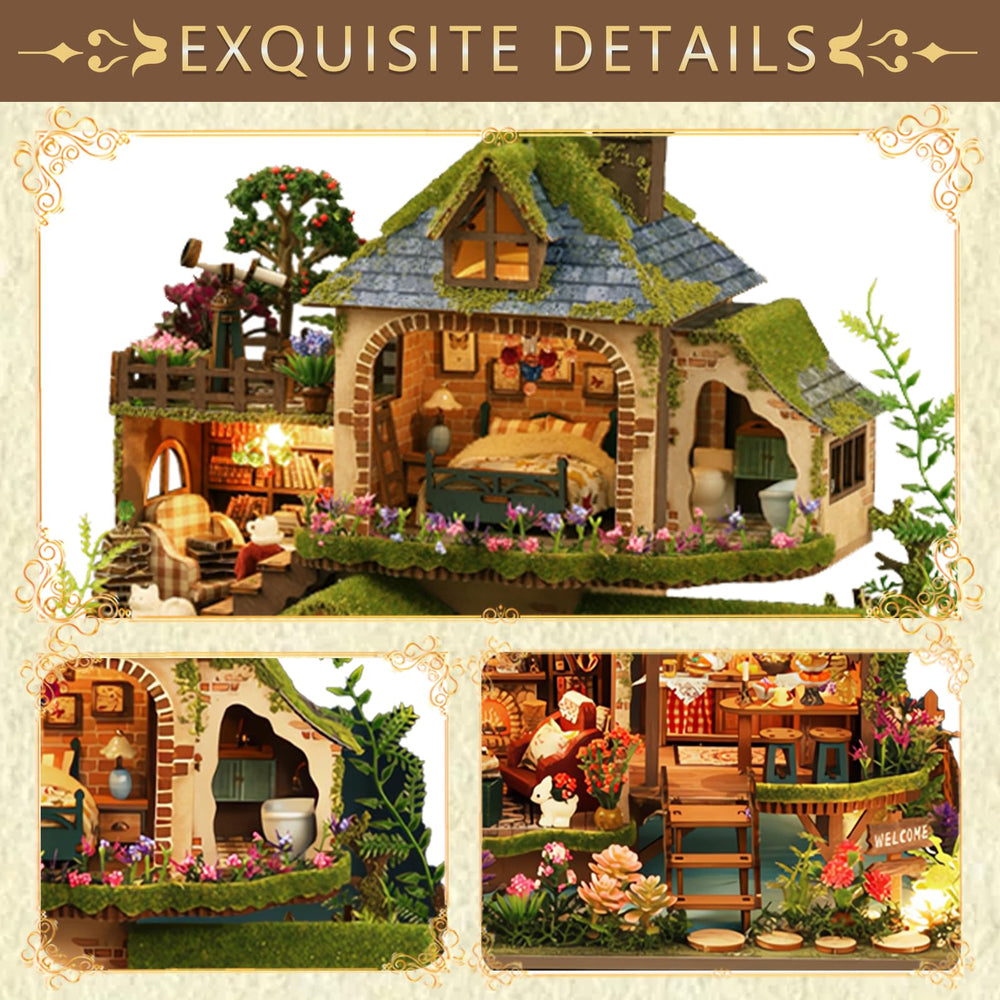 YSWOOD WORLD DIY kit supports focused, creative assembly for hobbyists.