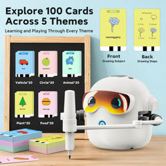Ytcx.Tech 100-drawing-cards deck supports diverse subjects and color learning