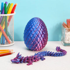YTRXYLKL crystal dragon emerges from the egg, a playful surprise