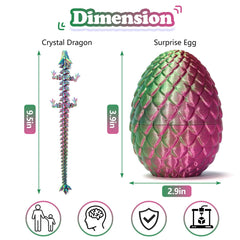 YTRXYLKL detailed dragon egg artwork for shelf display and imaginative play.