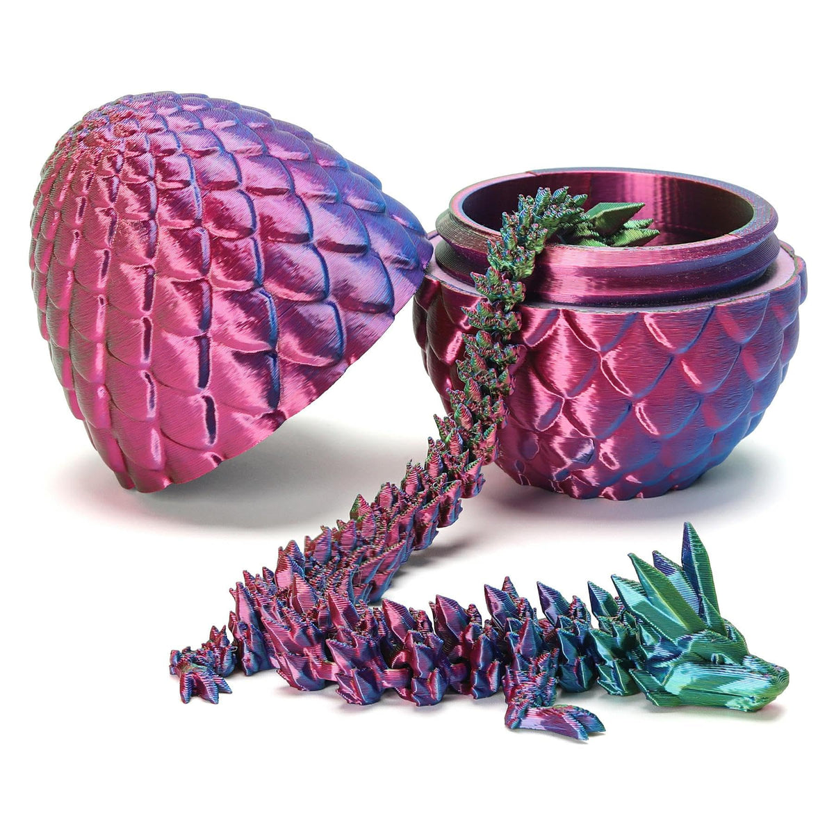 YTRXYLKL dragon surprise egg front view with vibrant colors for eye-catching decor.