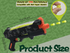 YTSWELE Nerf Hyper bullets for reliable performance and easy cleanup.