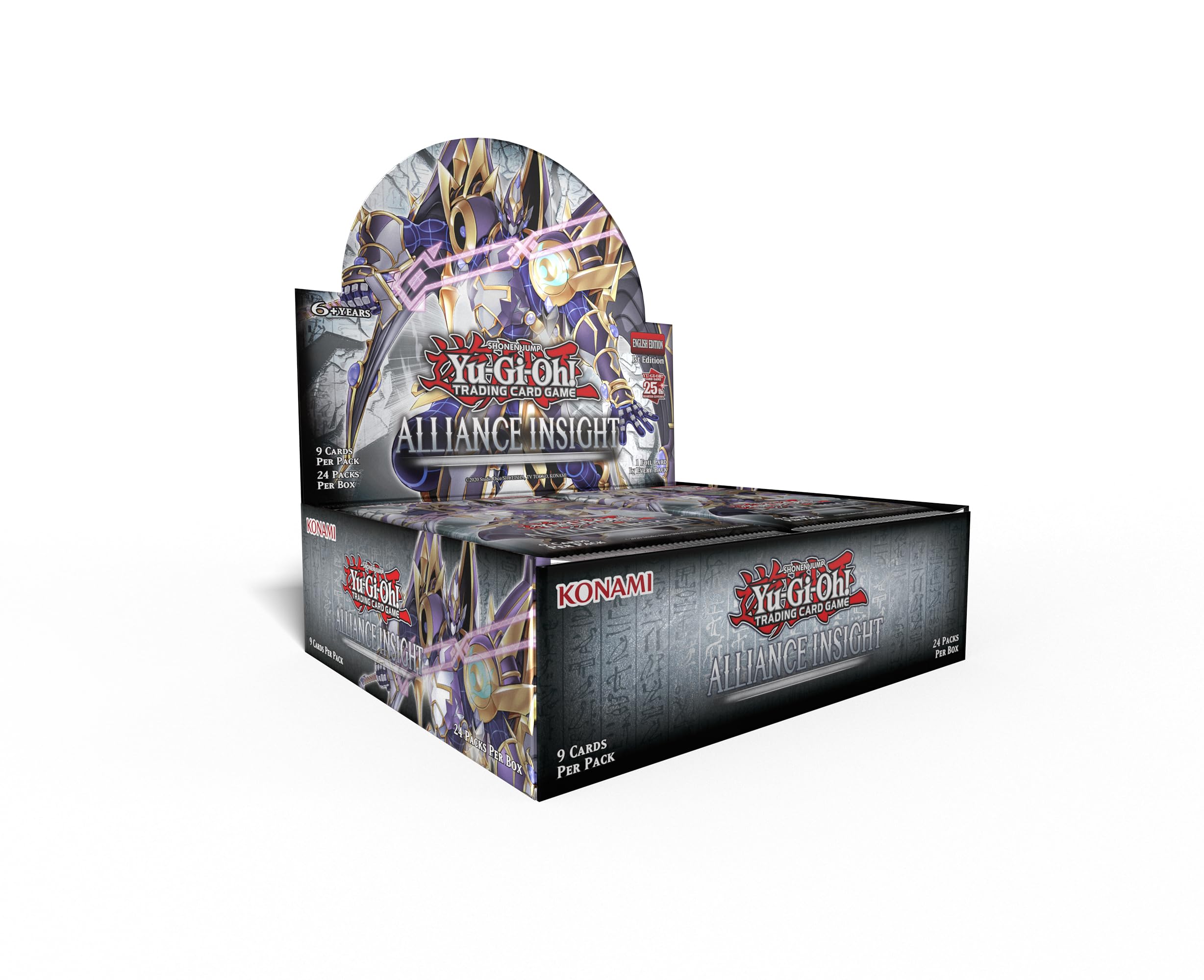 Yu-Gi-Oh Alliance Insight Display 24 front cover featuring new Synchro and Dragon Ruler cards