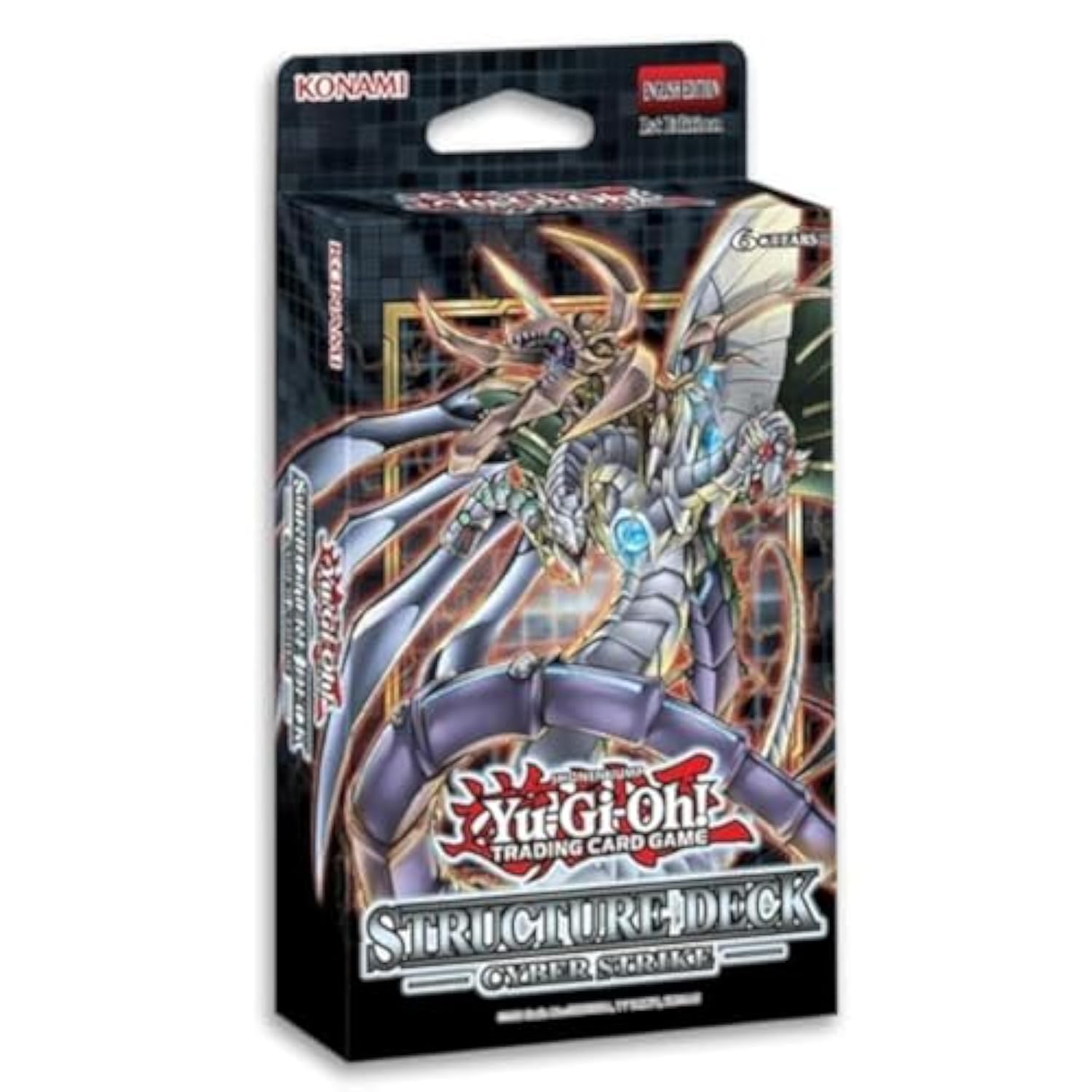 Yu-Gi-Oh! Cyber Strike Structure Deck front cover with featured cards for collection and play.