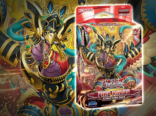 Yu-Gi-Oh! Fire King Structure Deck card spread showing cohesive play options