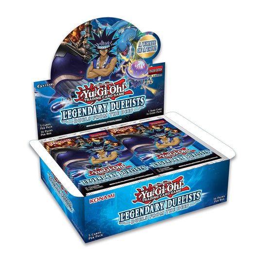 Yu-Gi-Oh LED9 pack cover featuring new water cards for deck-building ideas.