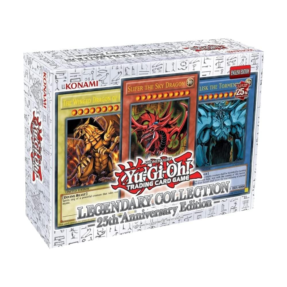 Yu-Gi-Oh! Legendary Collection 25th Anniversary Box gift-ready packaging for fans and collectors.