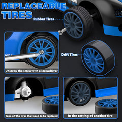 YUAN PLAN RC Drift Car blue drift tires for precise cornering