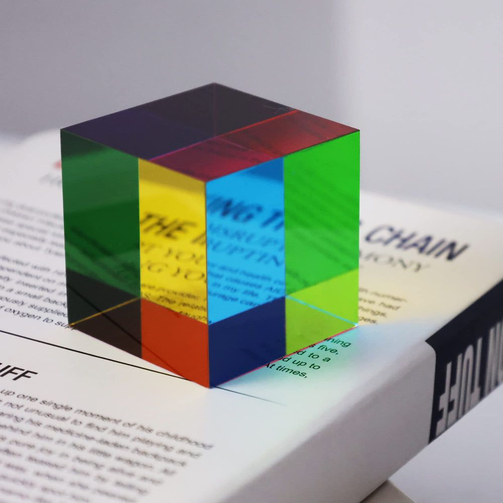 YuanDian CMY Cube acrylic finish resists scratches over time.
