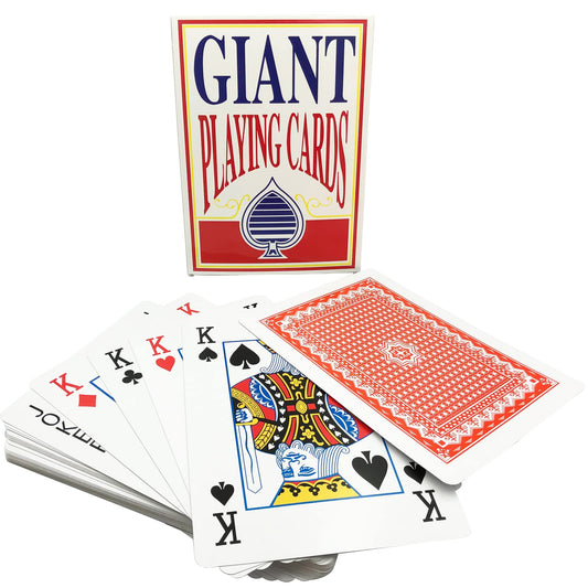 Yuanhe oversized 8x11 inch cards provide clear play space for group games