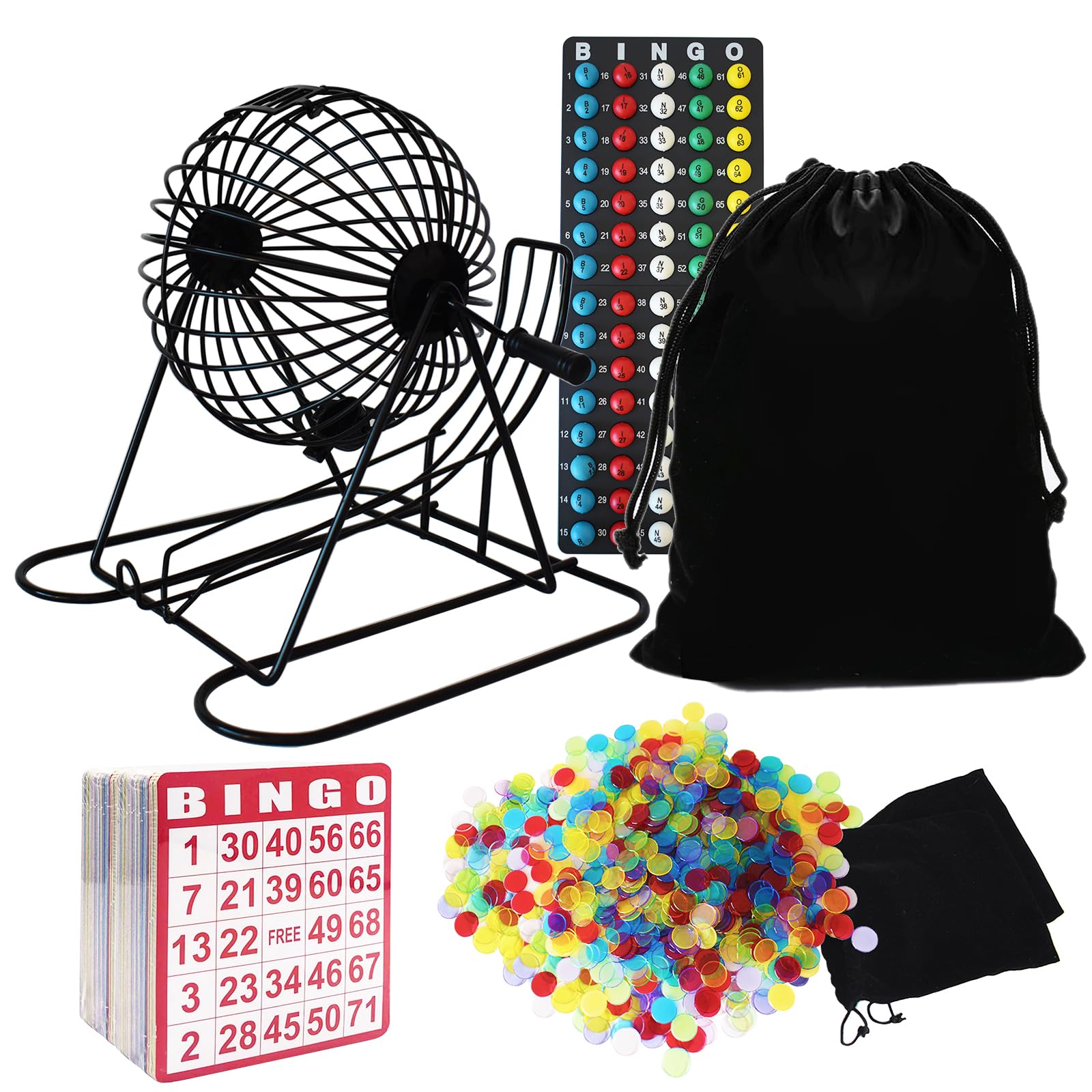 Yuanhe bingo cage 8-inch in action for smooth, fair draws