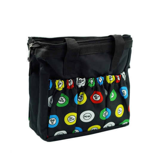 Yuanhe Bingo Dauber Bag top opening framed zipper keeps contents secure during play