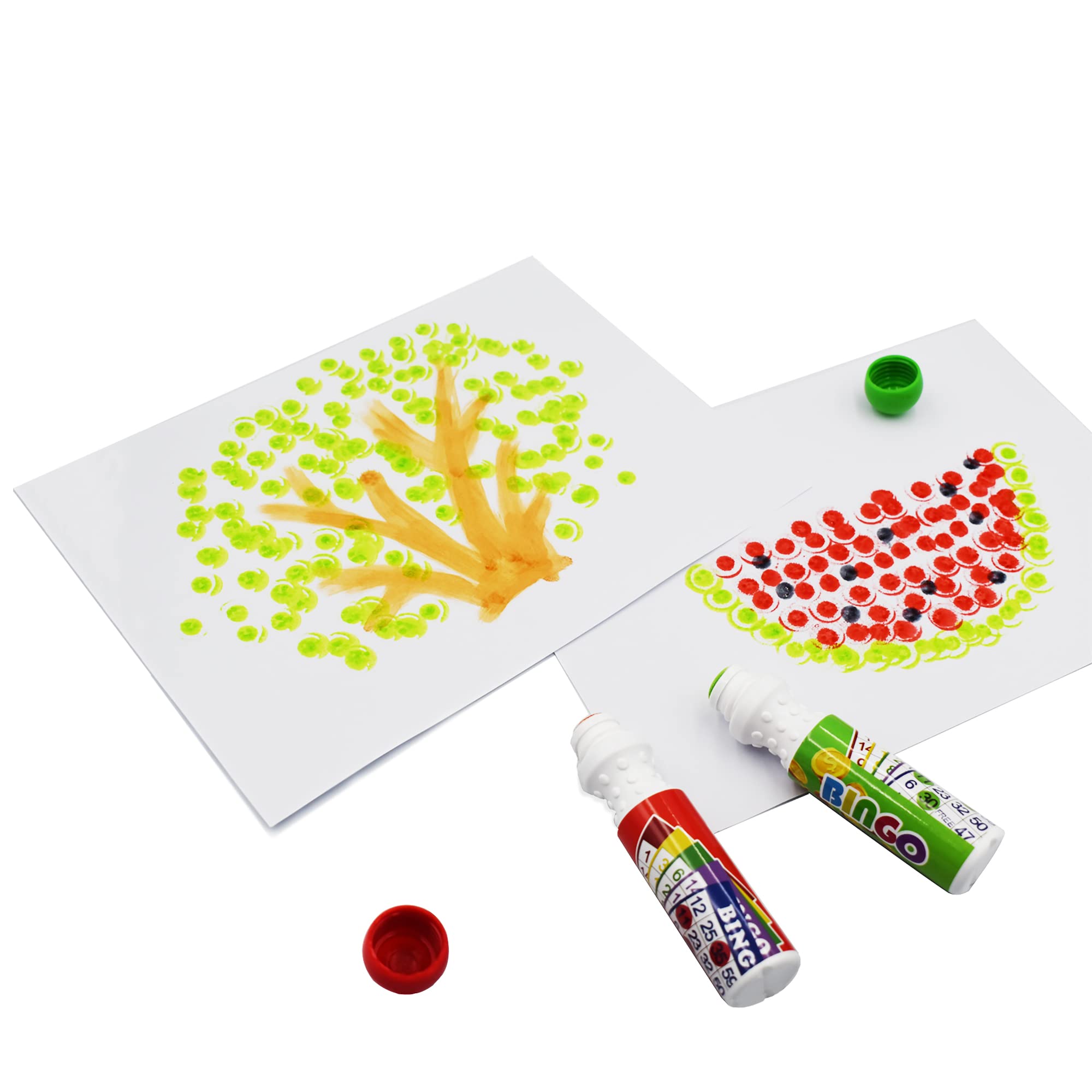 Yuanhe Bingo Daubers dry quickly to help prevent smears