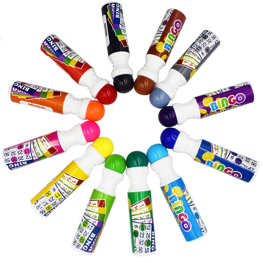 Yuanhe Bingo Daubers leak-proof design keeps colors fresh during play