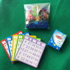 Yuanhe bingo game packaging showing complete set for parties and classrooms.