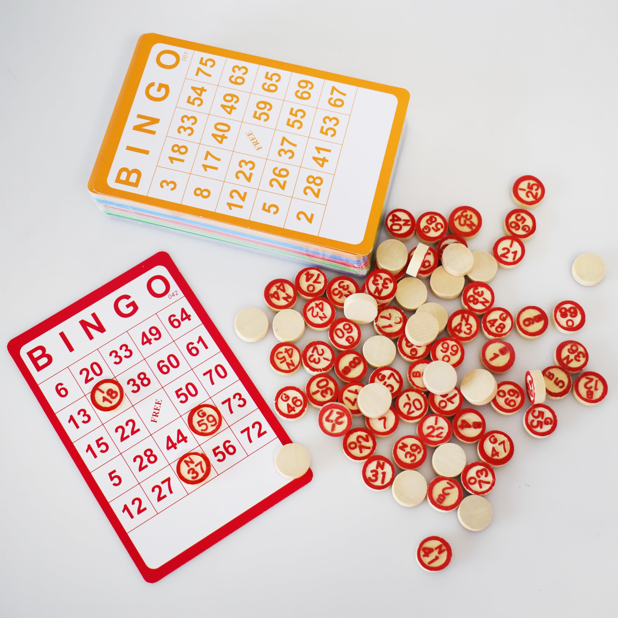 Yuanhe bingo kit with bold numbers enhances readability and focus