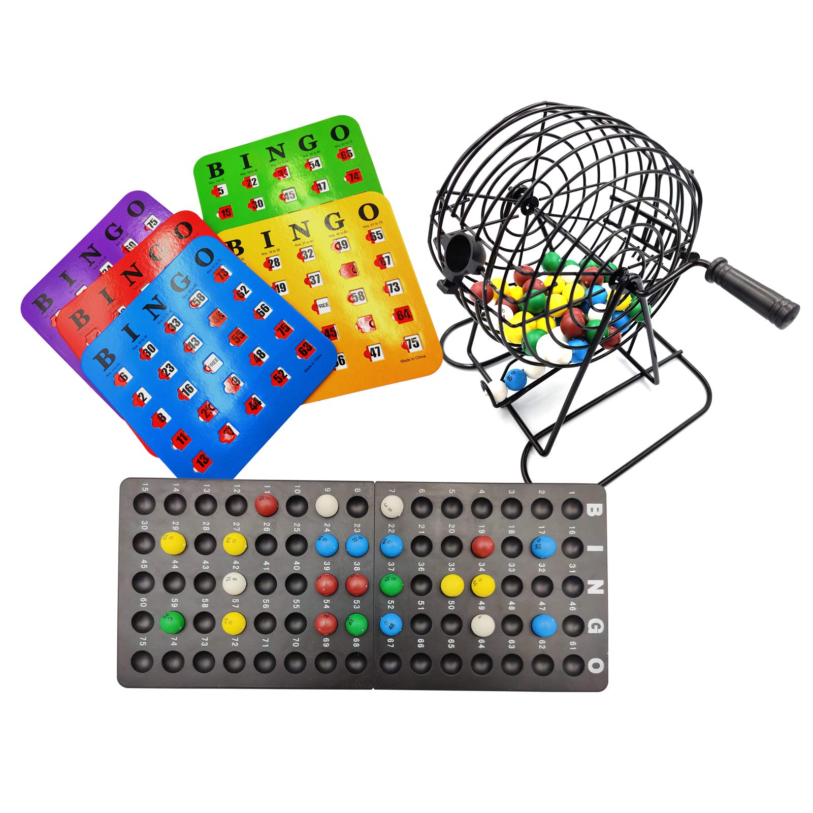 Yuanhe Deluxe Bingo cage with a durable 6-inch frame for smooth rotation