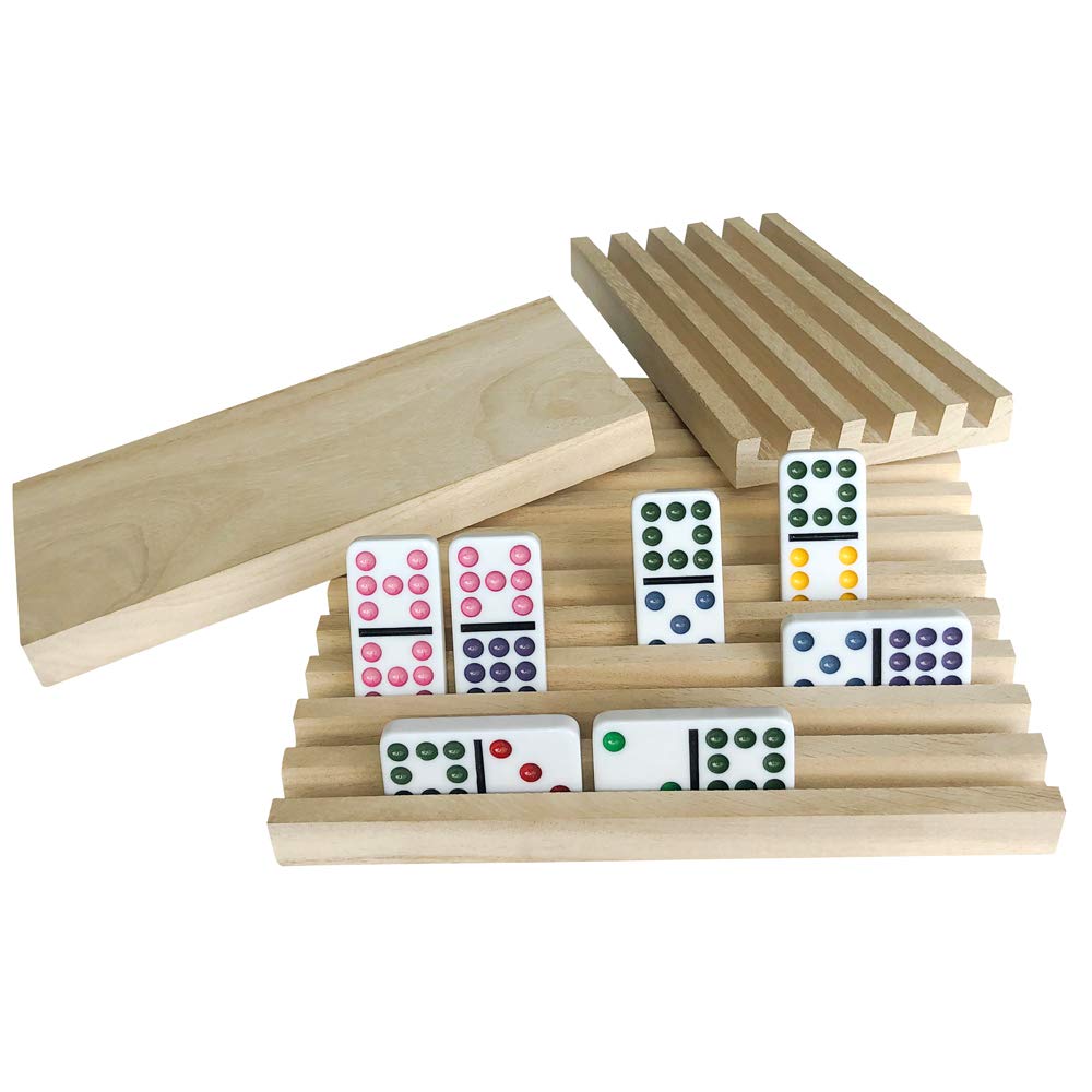 Yuanhe domino holder tray side-profile demonstrates slim footprint and organization.