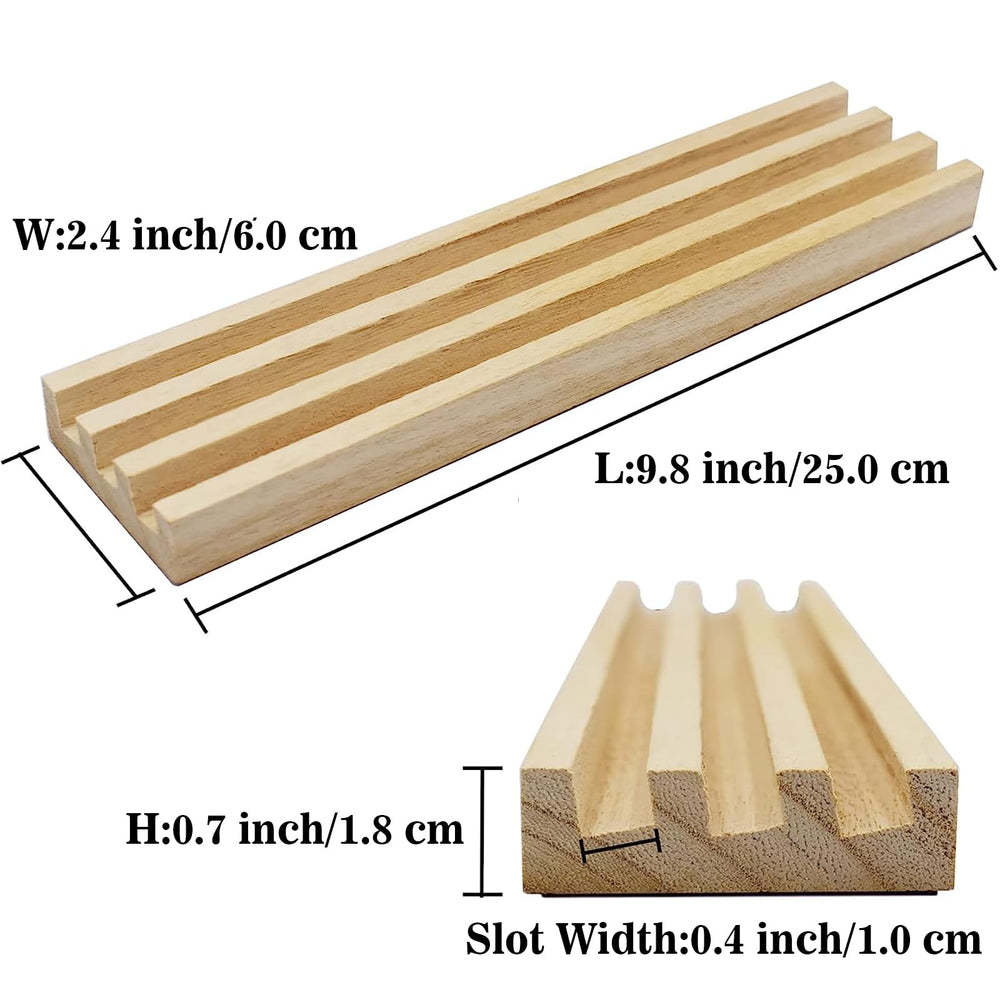 Yuanhe domino holders viewed from the side at a slight angle for stability.