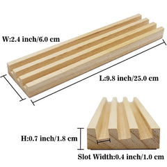 Yuanhe domino holders viewed from the side at a slight angle for stability.