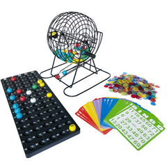Yuanhe jumbo bingo cage shown tall on a table, ready for lively game night.