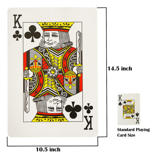 Yuanhe jumbo large cards back pattern, vivid print ideal for event displays.