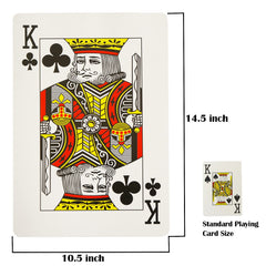 Yuanhe jumbo large cards back pattern, vivid print ideal for event displays.