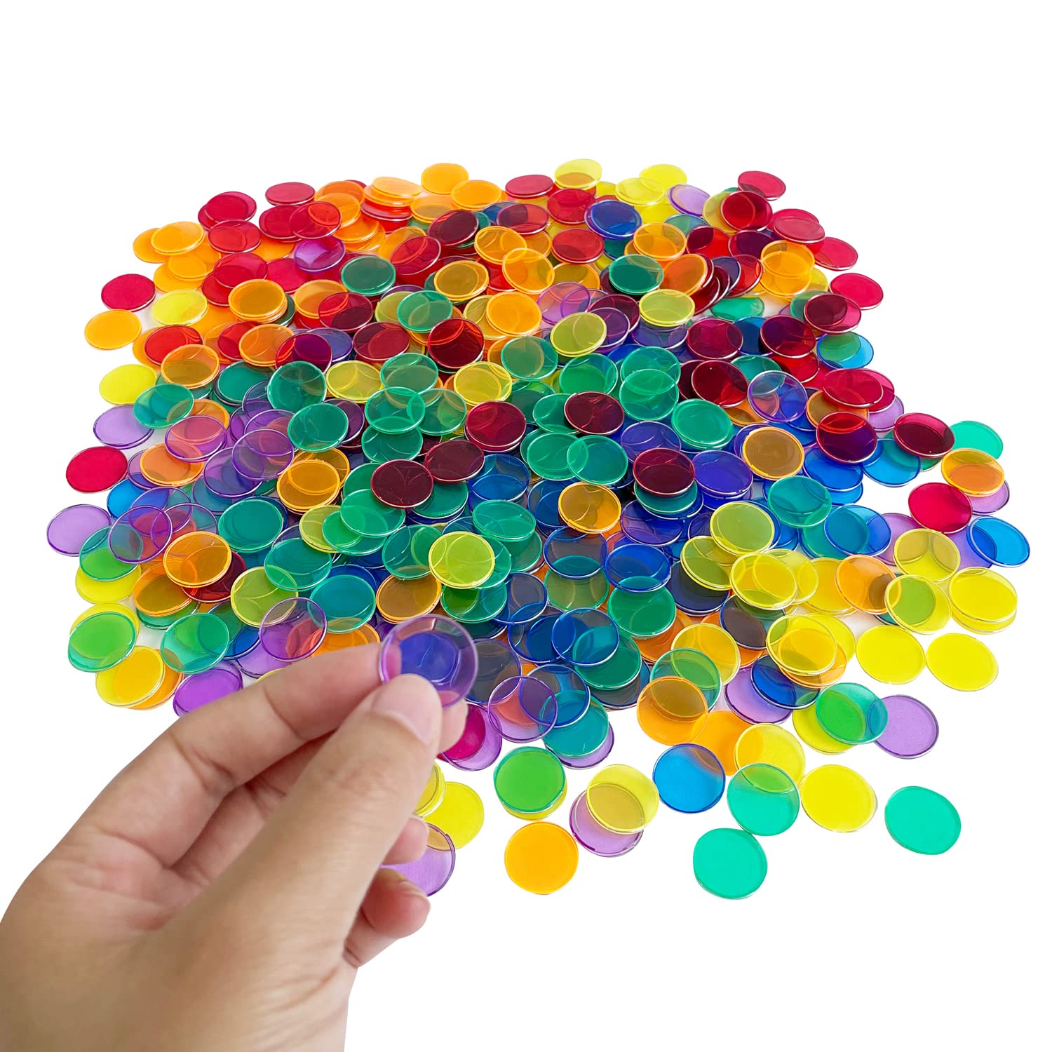 Yuanhe magnetic bingo chip blue, durable chips for smooth play and reuse.